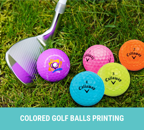 colored golf balls printing