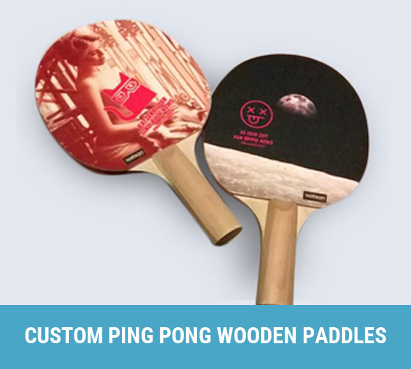 custom ping pong wooden paddles