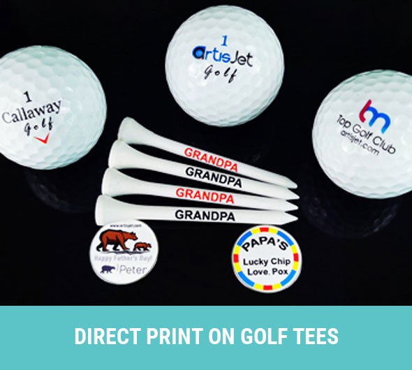 direct print on golf tees