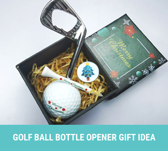golf ball bottle opener gift idea