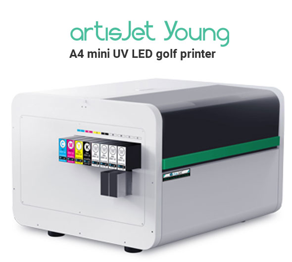 artisJet Young A4 mini led uv golf printer