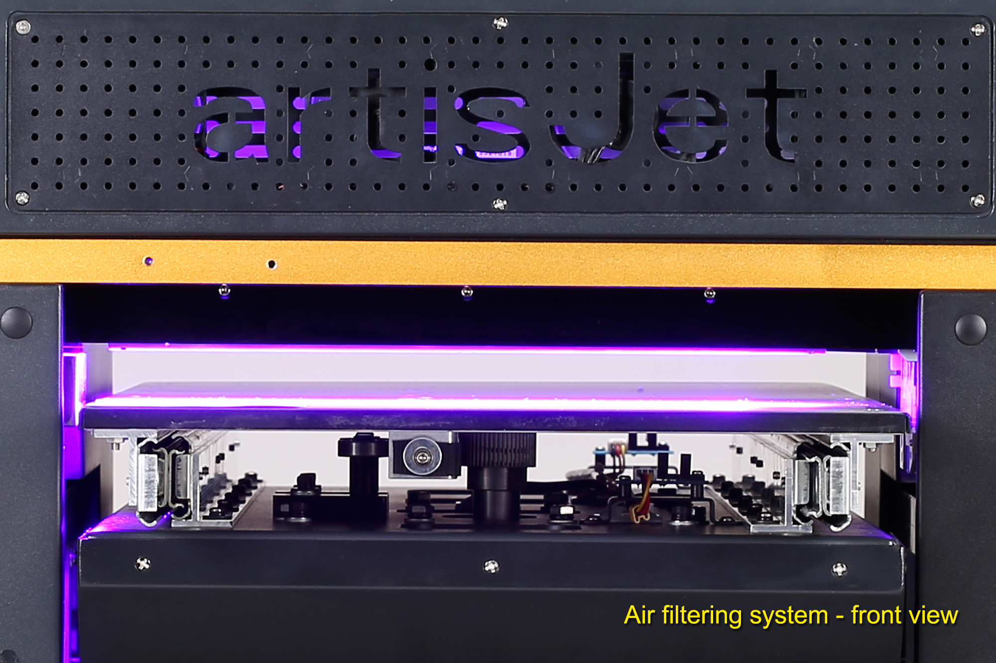 Sistema de filtrado de aire artisJet para impresión sobre plásticos