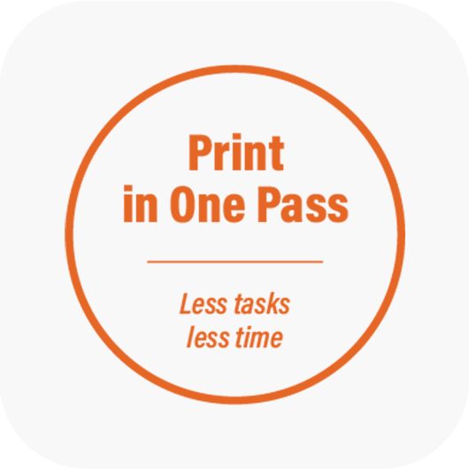 print in one pass