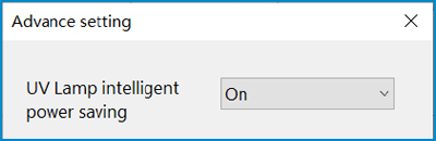 UV Lamp Intelligent Power Saving