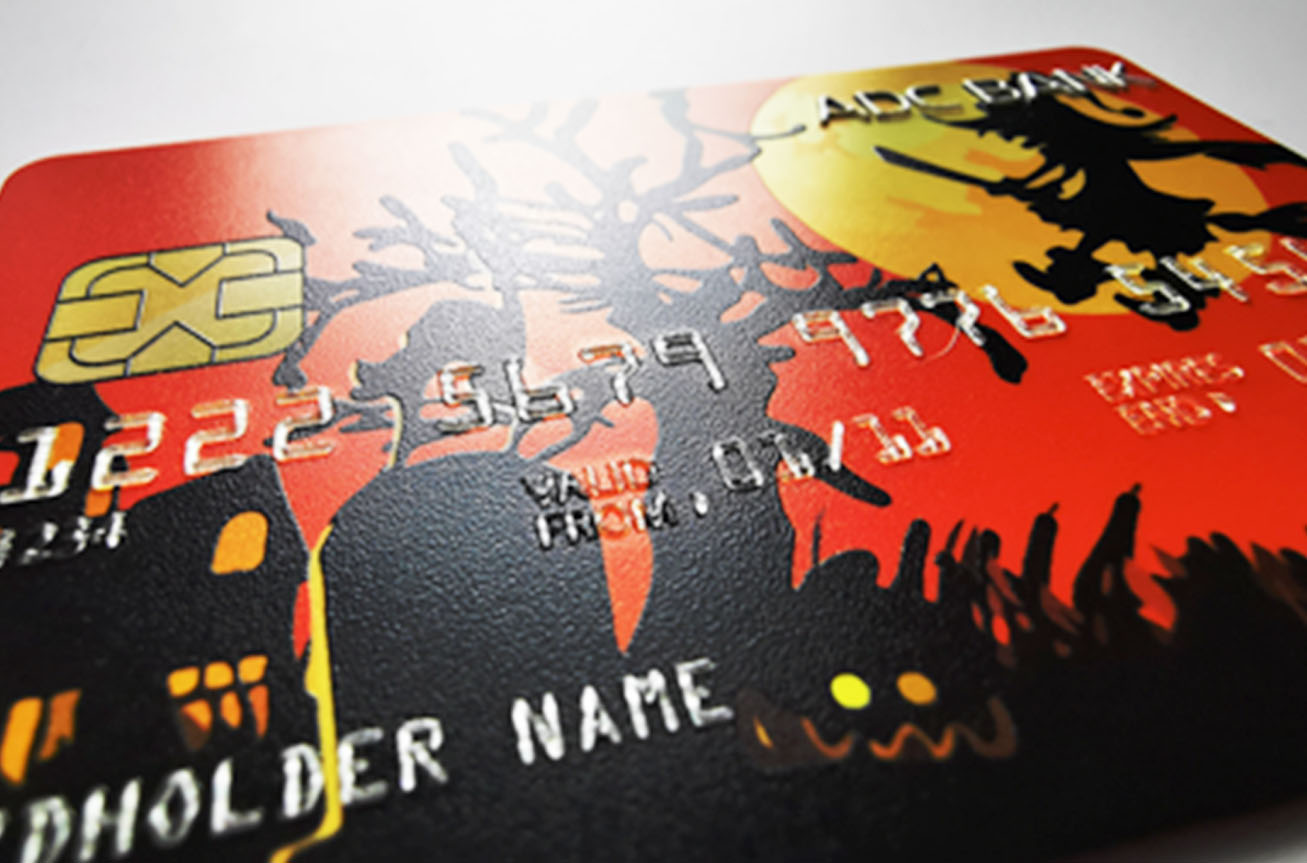 Varnish card printing