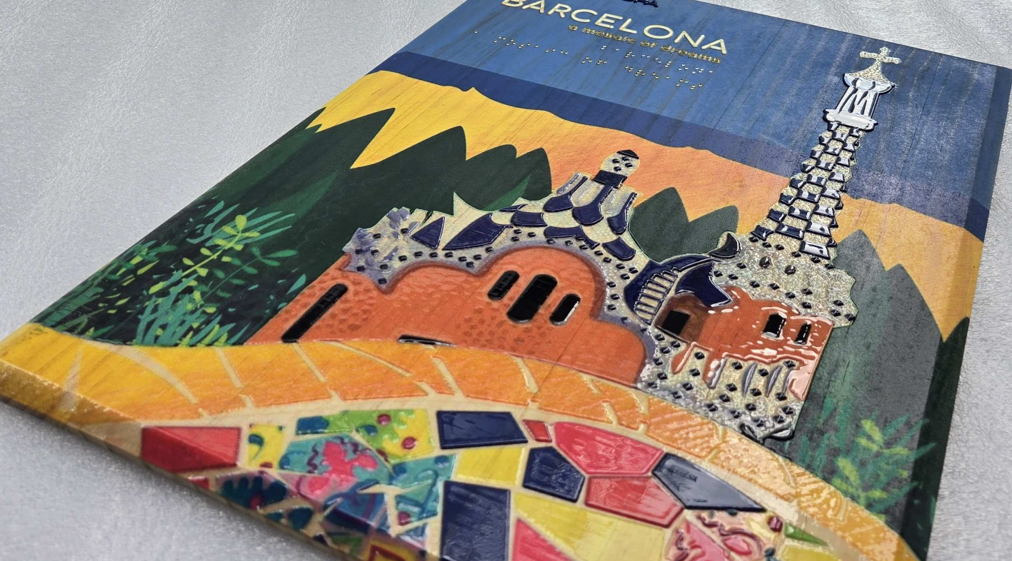 Print sample produced with BEC1GO technology on the artisJet TRUST