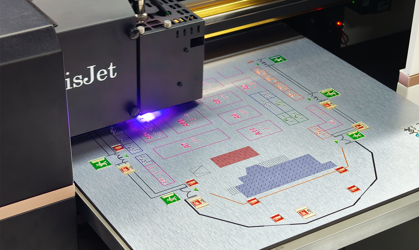 ADA-compliant tactile signage and Braille printing with artisJet TRUST