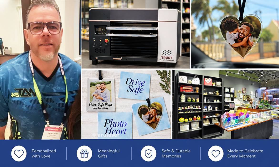 Arulaser Aruba — personalization business powered by artisJet TRUST