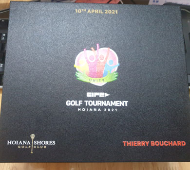 custom golf products package
