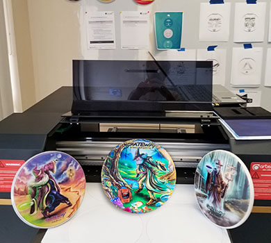 disc golf printing with 5000U