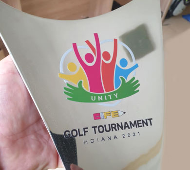 Golf tournament award customization