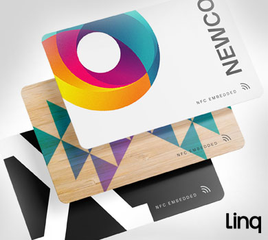 Linq smart card logo printing